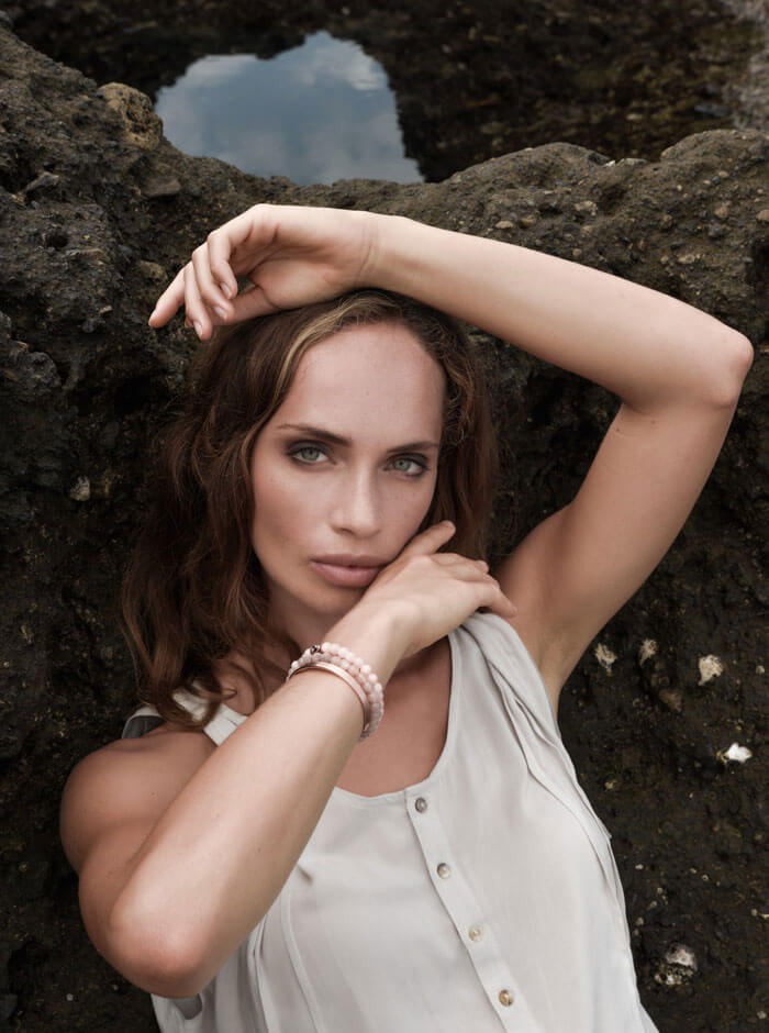 Armband-Damen-Rosa-Rosegold m Armband-Damen-Rosa-Rosegold m