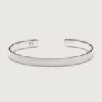 Armreif-Silber-matt-6.5mm-Breite-BAGS65MPS-SV