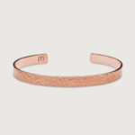 Armreif-Rosegold-gehaemmert-6.5mm-Breite-BAGRG65MHS-SV